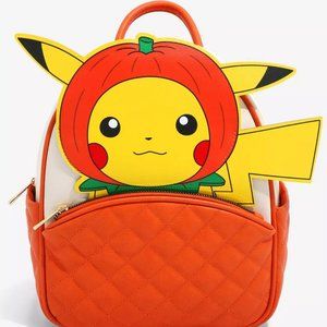 Pokemon Pikachu Pumpkin Mini Backpack & Cardholder